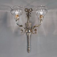  Nervilamp 573/2A Antique Silver + Clear
